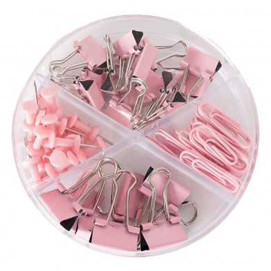 Set de Clips y Tachuelas Happy Paper 72 Unidades