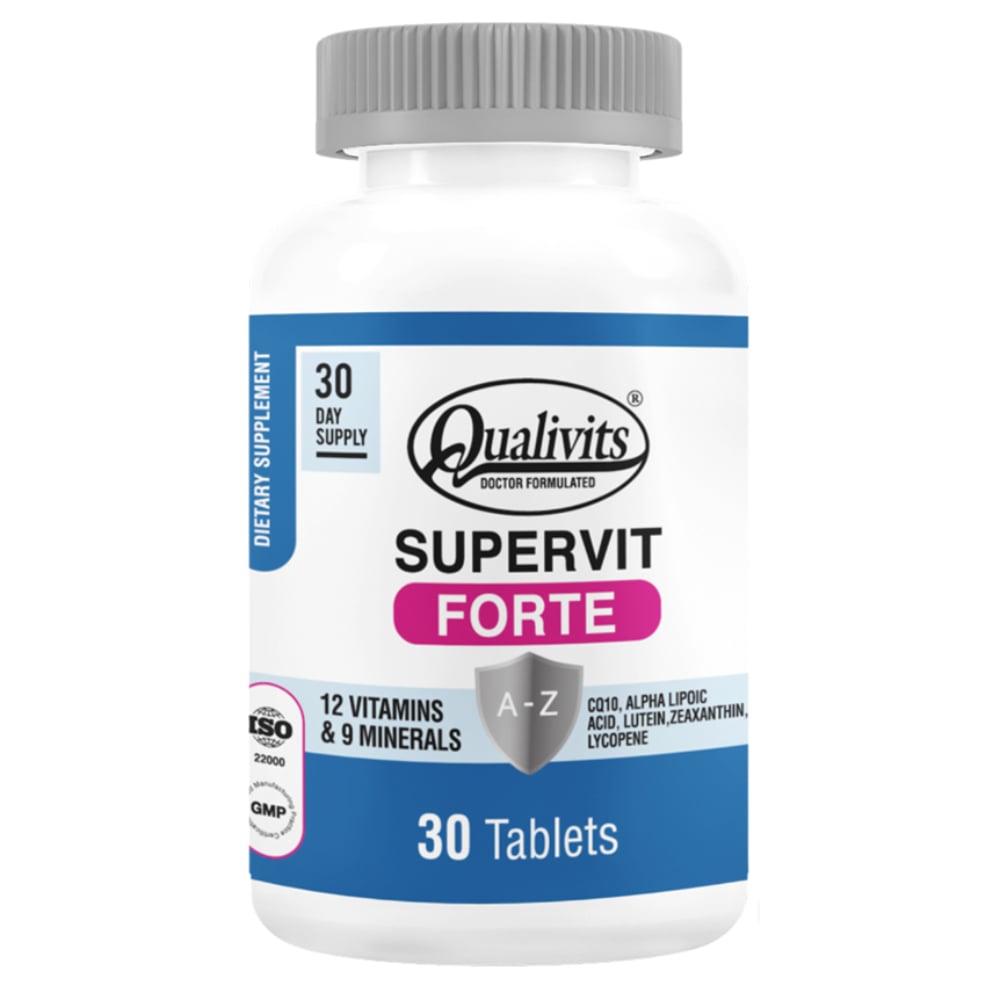 Suplemento Qualivits SuperVit Forte 30 Tabletas