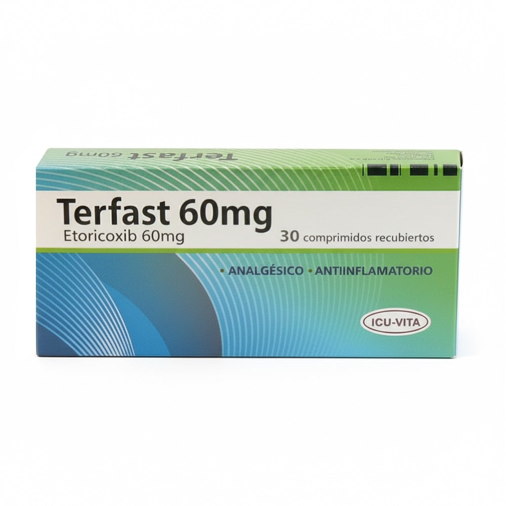 Terfast 60 mg 30 Comprimidos Recubiertos