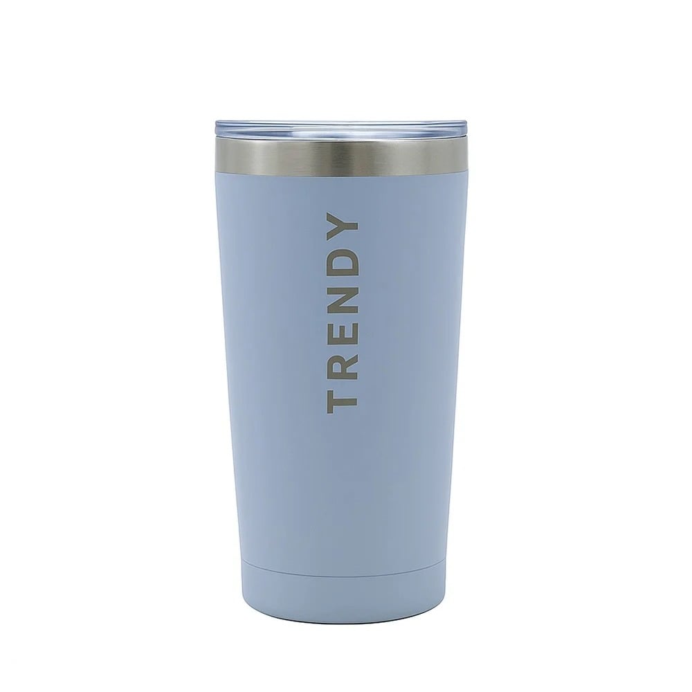 Vaso Térmico Trendy con Tapa Celeste 600 ml