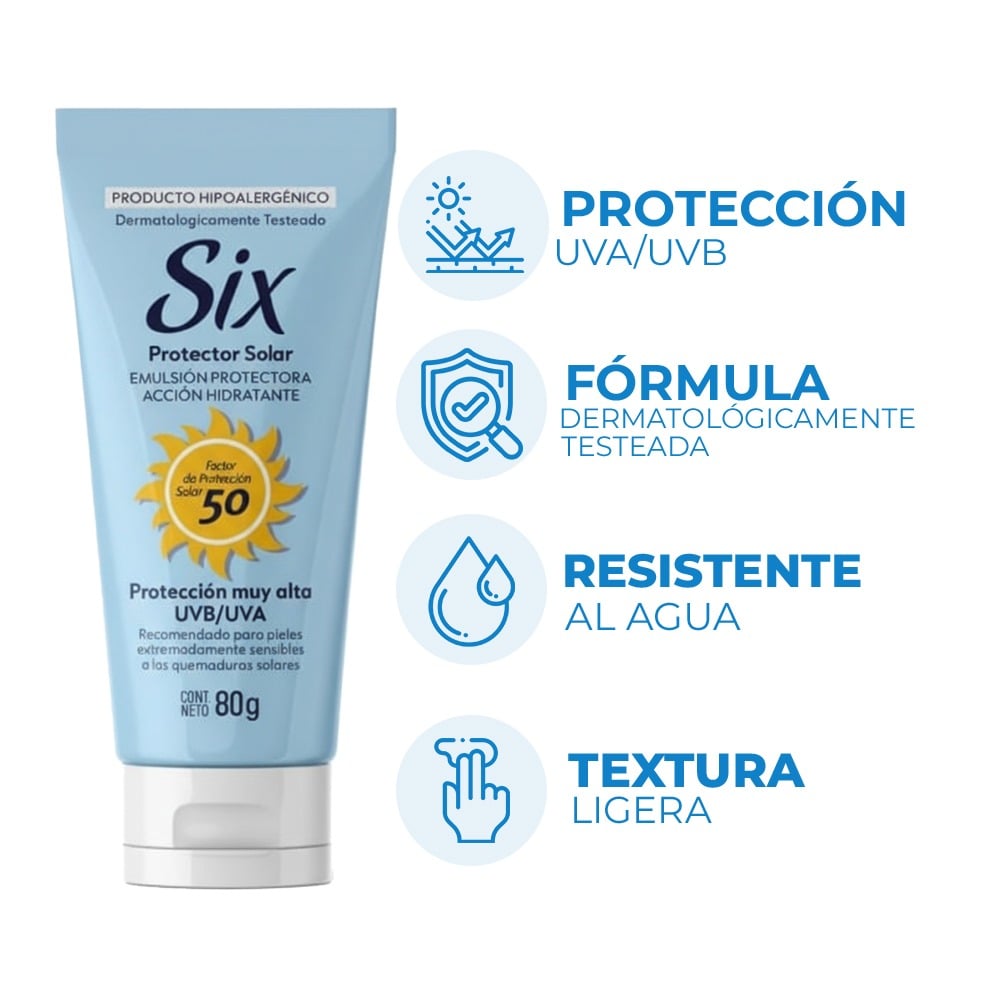 Protector Solar Six FPS50 80 g