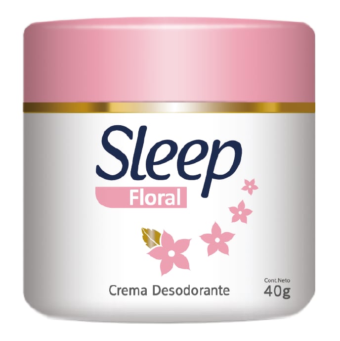 DESODORANTE EN CREMA SLEEP FLORAL 40GRS