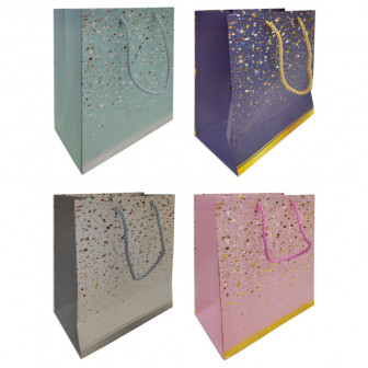 Bolsa de Regalo Happy Paper Brillos 1 Unidad Colores Surtidos