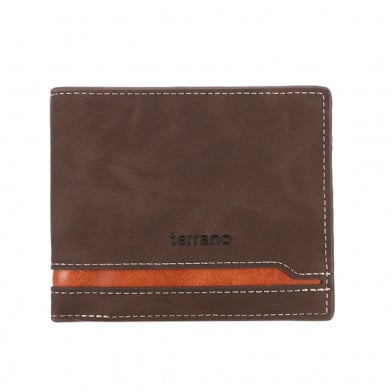 Billetera de Hombre Terrano Símil Marrón