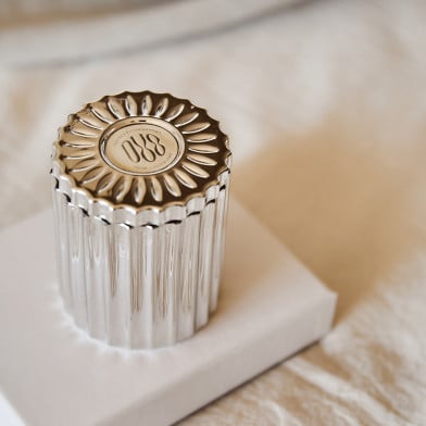 Vela Duo Louis & Lewis Peonies & B. Roses/Silver 250 ml