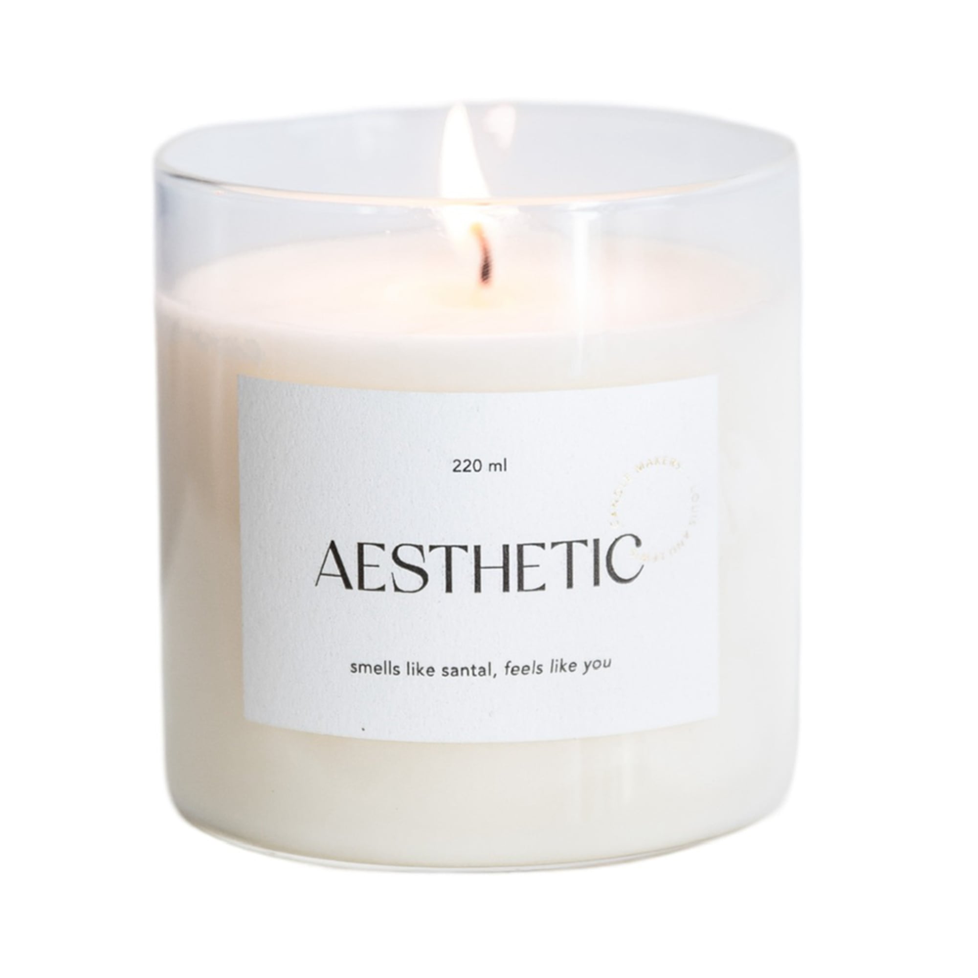 Velas Louis & Lewis Aesthetic Clear Santal 220 ml