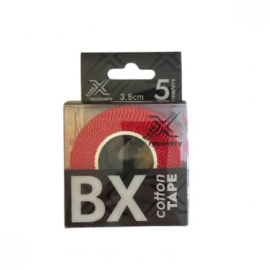 Cinta de Algodón Deportiva Barex Cotton Tape 3.8 cm x 5 m Rojo