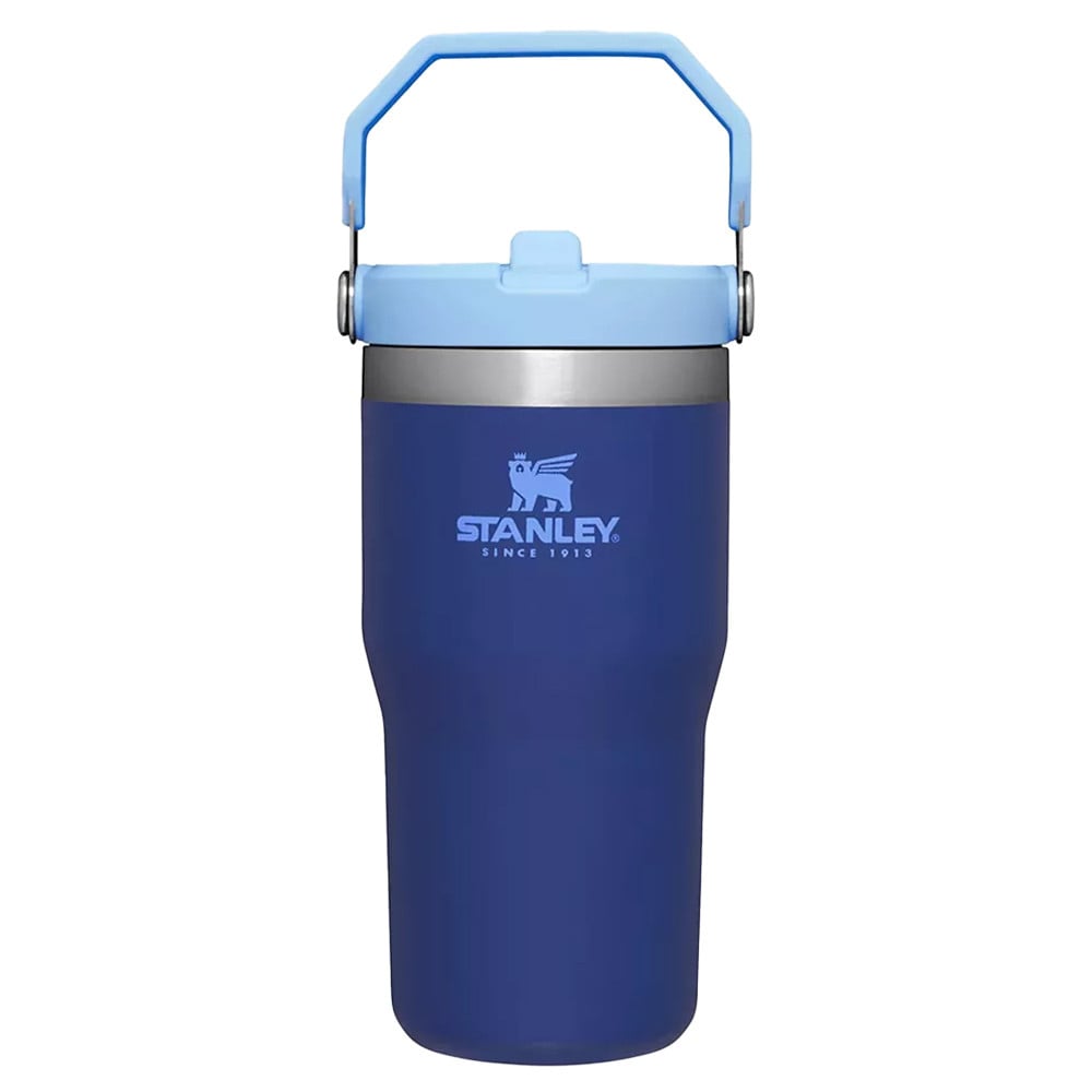Botella Stanley Flip Straw Navy 590 ml