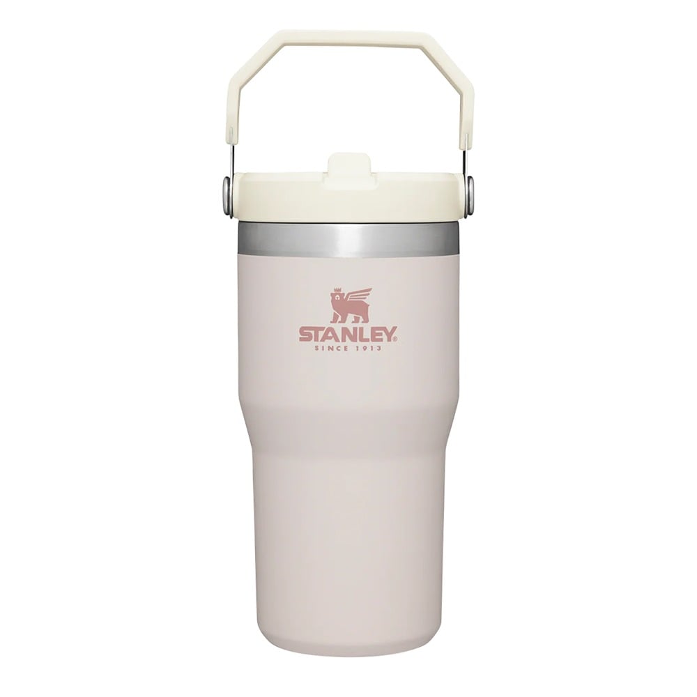 Botella Stanley Flip Straw Tumbler Rosa 591 ml