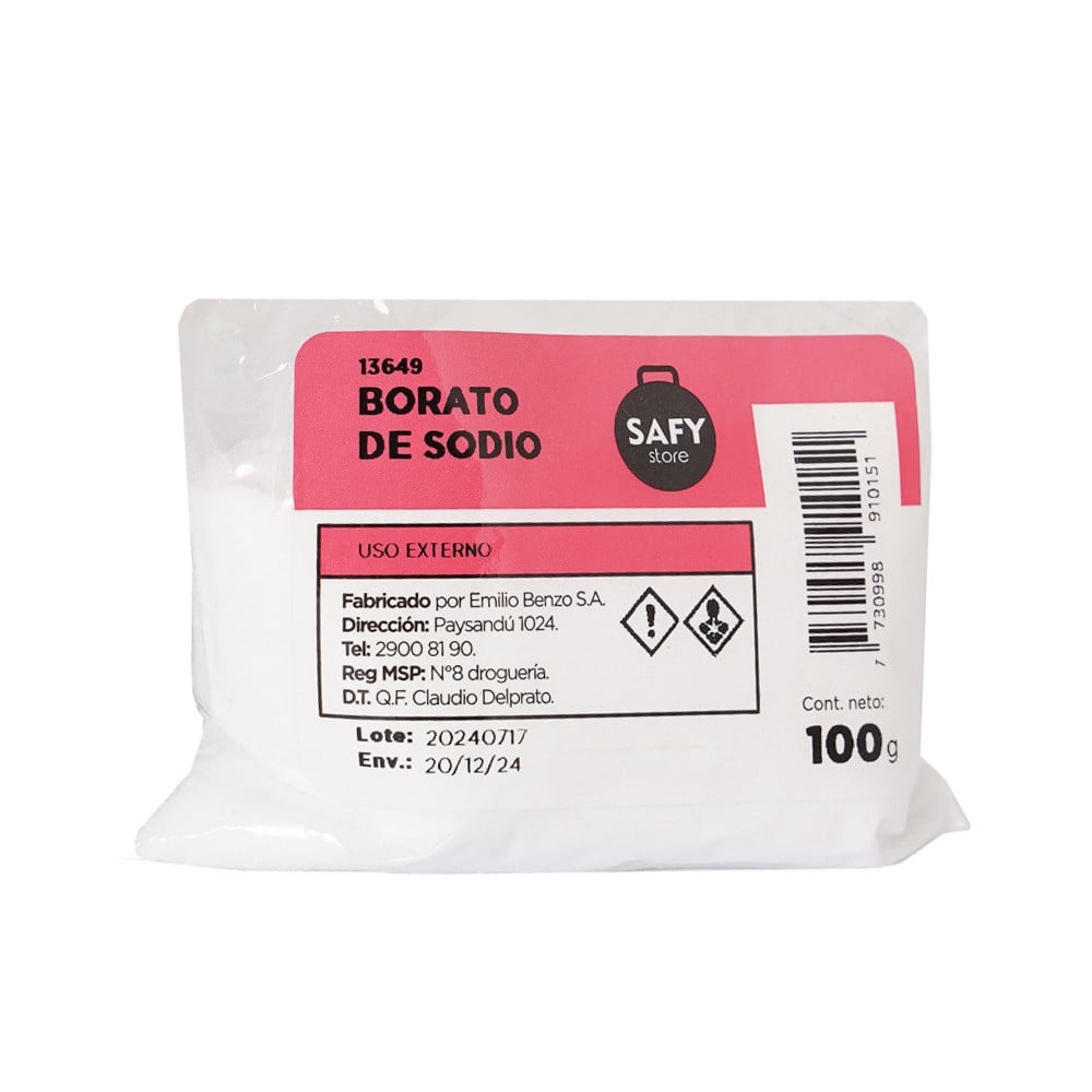 Borato de Sodio Safy 100 g
