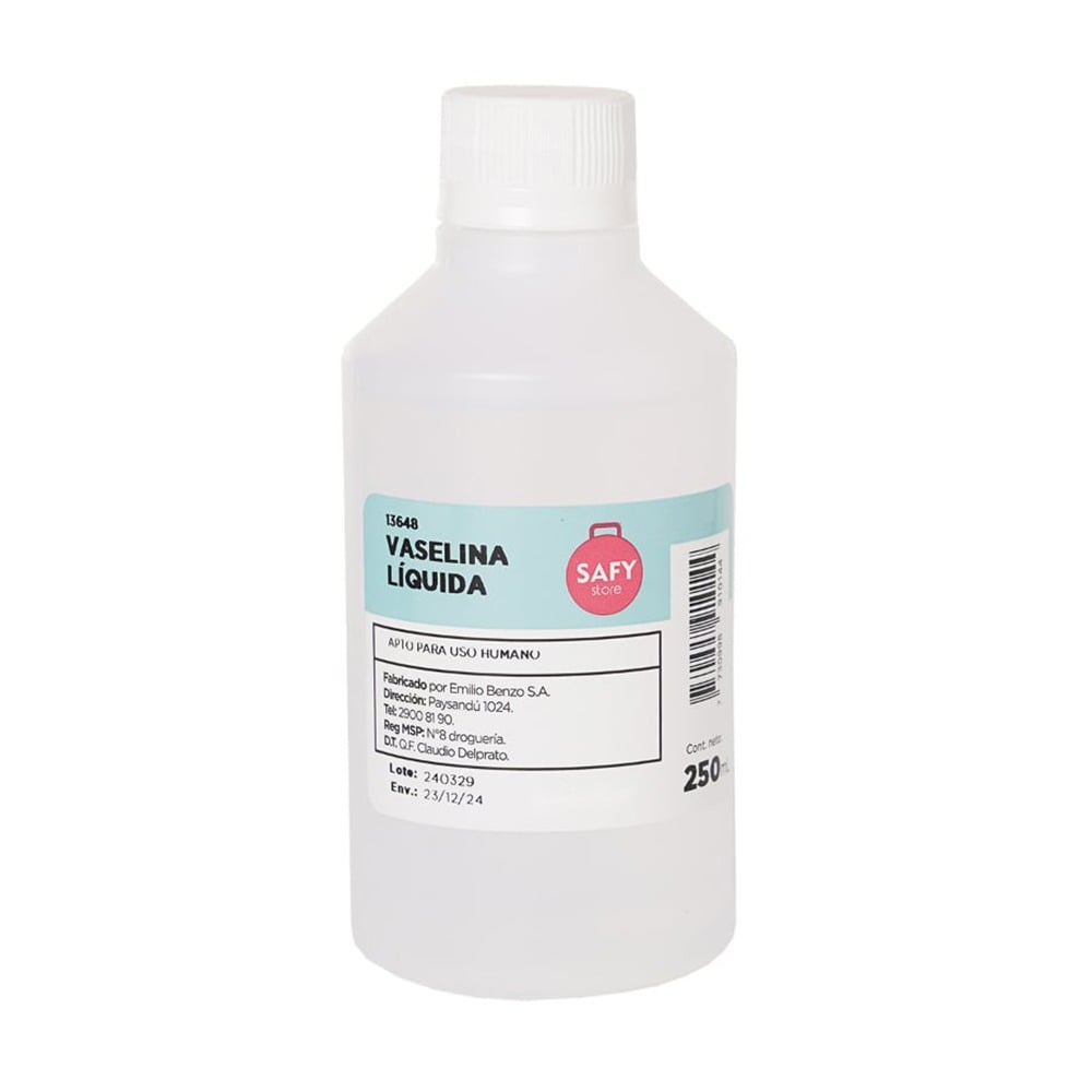 Vaselina Líquida Safy 250 ml