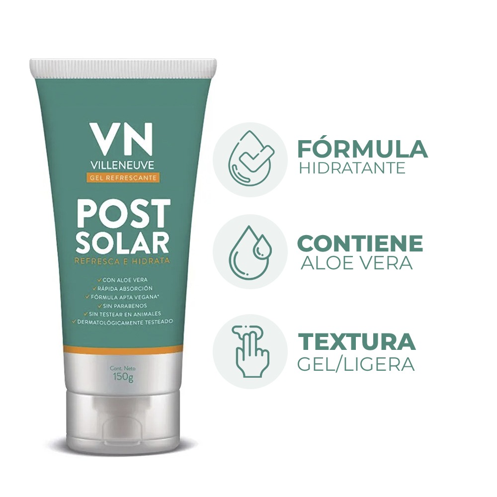 Gel Post Solar Villeneuve Aloe 150 g