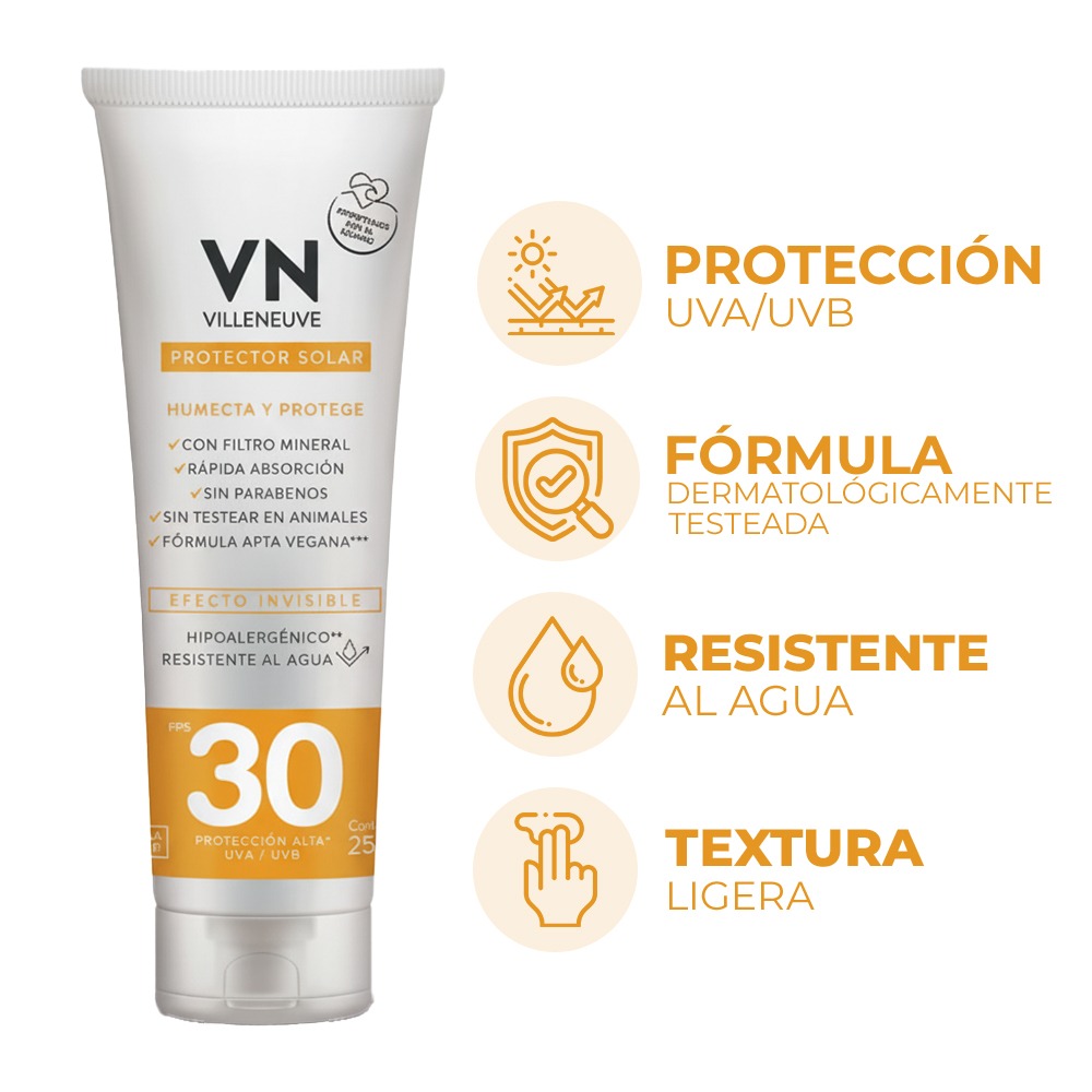 Protector Solar Villeneuve Familiar FPS30 250 ml
