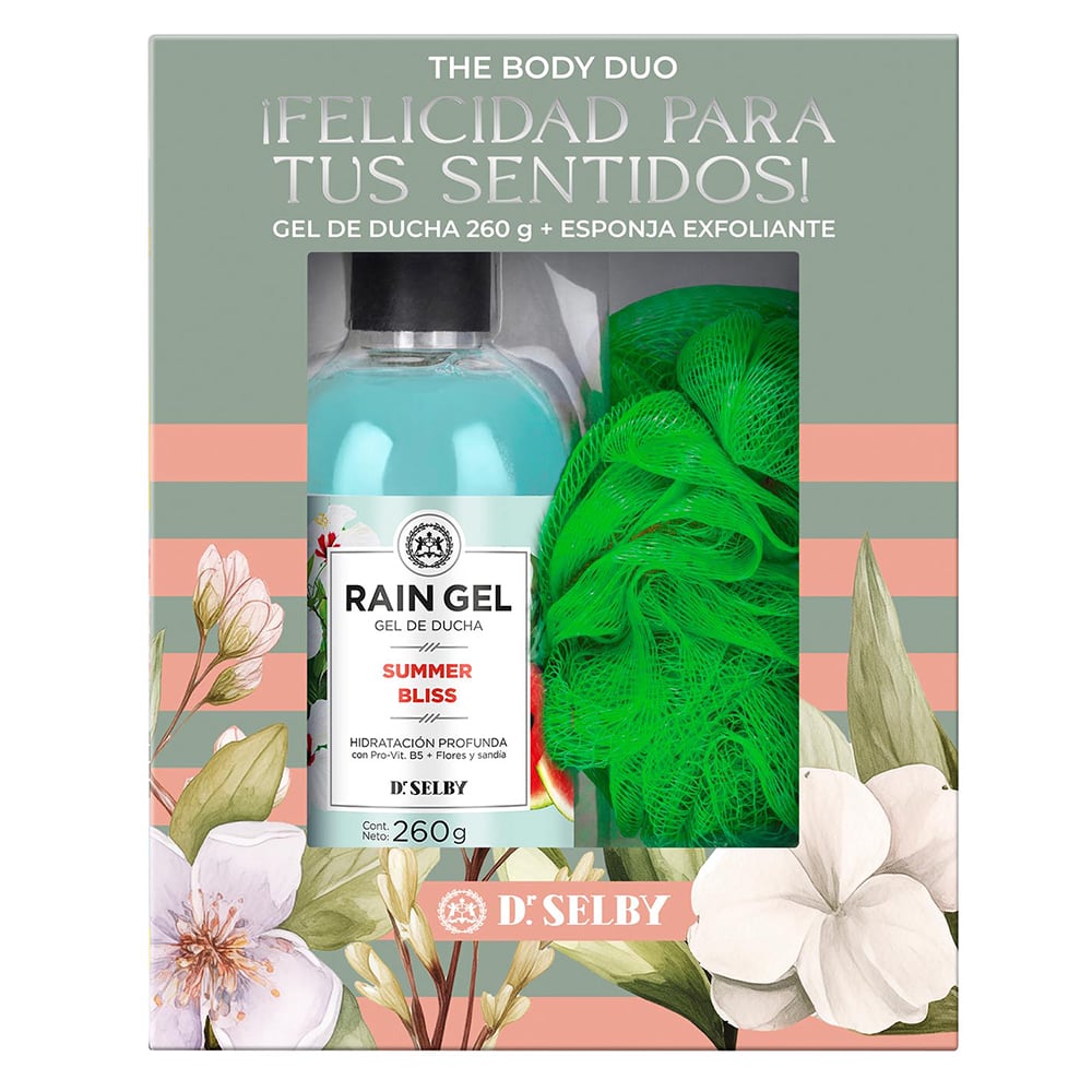 Pack Rain Gel Summer Bliss 260 g + Esponja