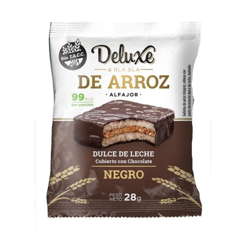 Alfajor de Arroz Deluxe Negro Dulce de Leche 28 g