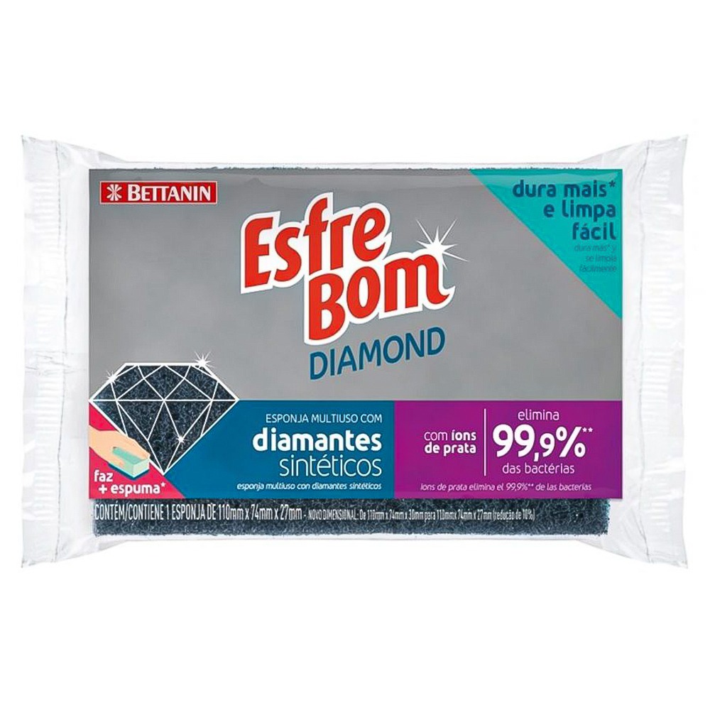 Esponja Esfrebom Diamond 1 Unidad
