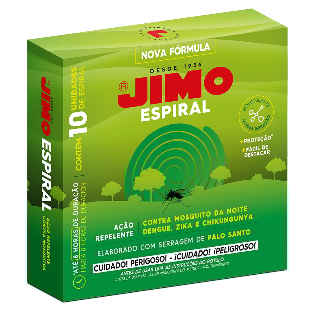Espiral Jimo Tradicional 10 Unidades