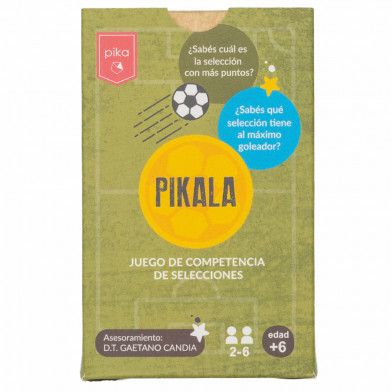 Juego de Cartas de Fútbol Pika Pikala