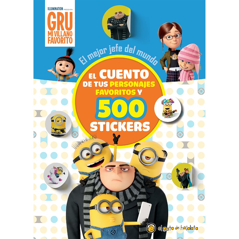 Libro Mundo de stickers - mi villano favorito