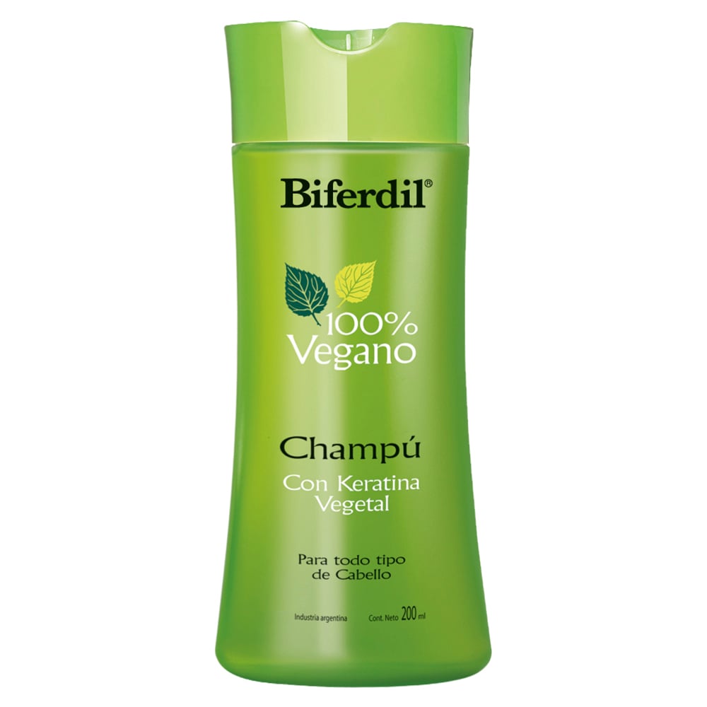 Shampoo Biferdil 100% Vegano 200 ml