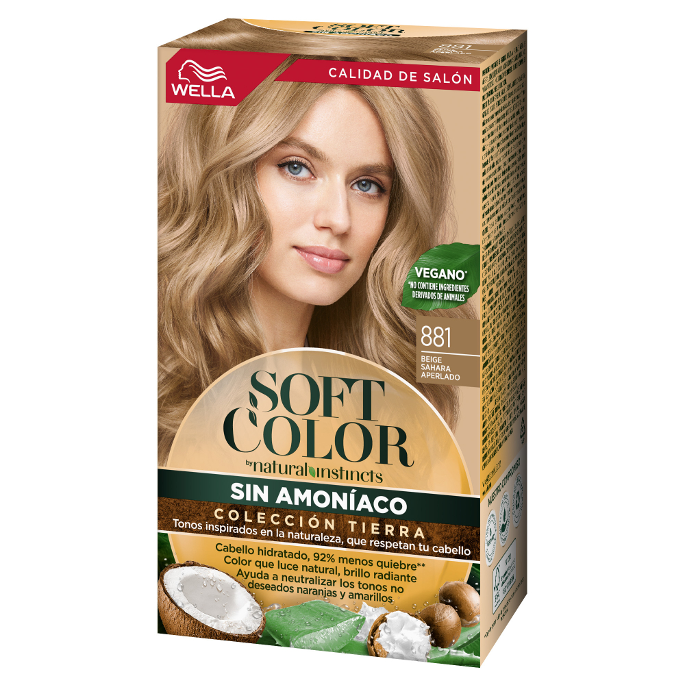 Tinta Soft Color sin Amoníaco N°881 Beige Sahar Perlado