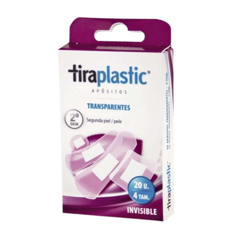 Banditas Tiraplastic Invisibles 20 Unidades 4 Tamaños