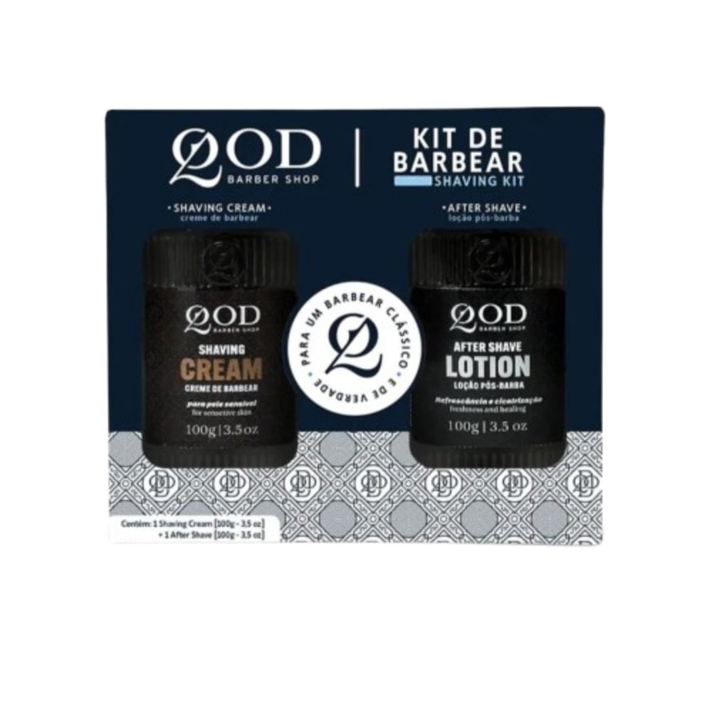 Kit Barber Shop Crema de Afeitar 100 g + After Shave 100 g