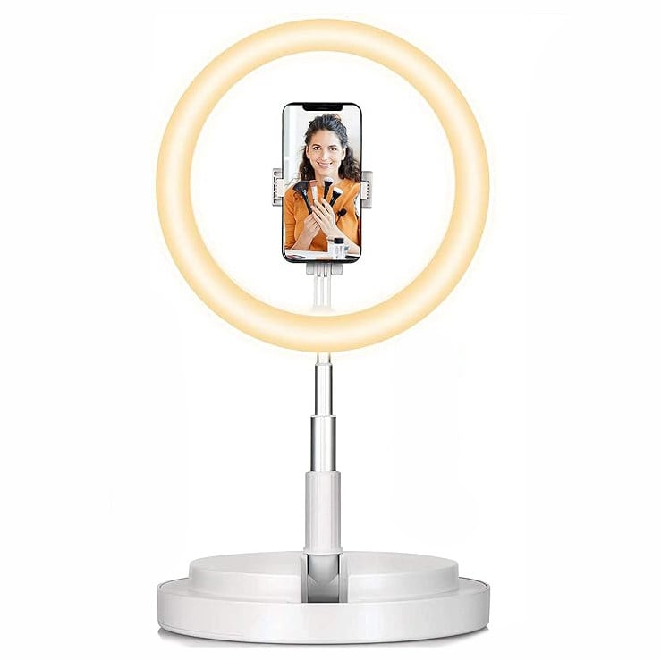 Aro De Luz Con Base Color Baiding