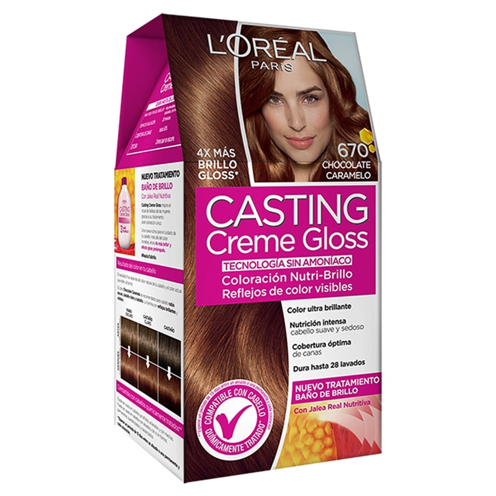 Tinta Casting Creme Gloss  N°670 Chocolate Caramelo
