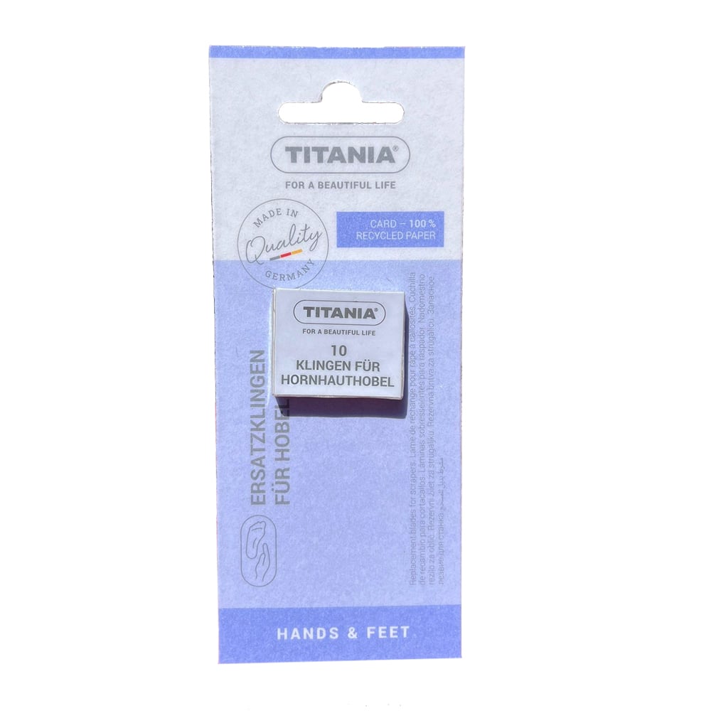 Hojas para Cortacallos Titania 10 Unidades