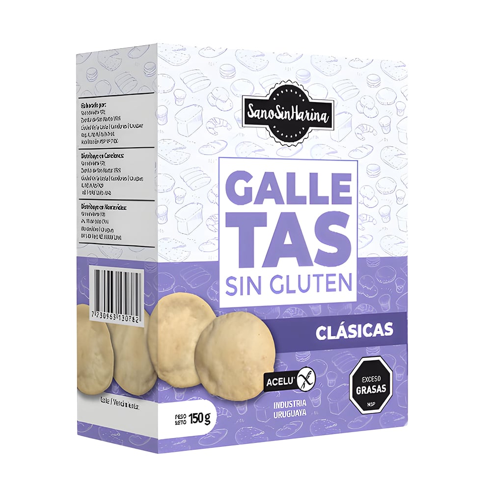 Galletas Sano Sin Harina Clásicas 150 G