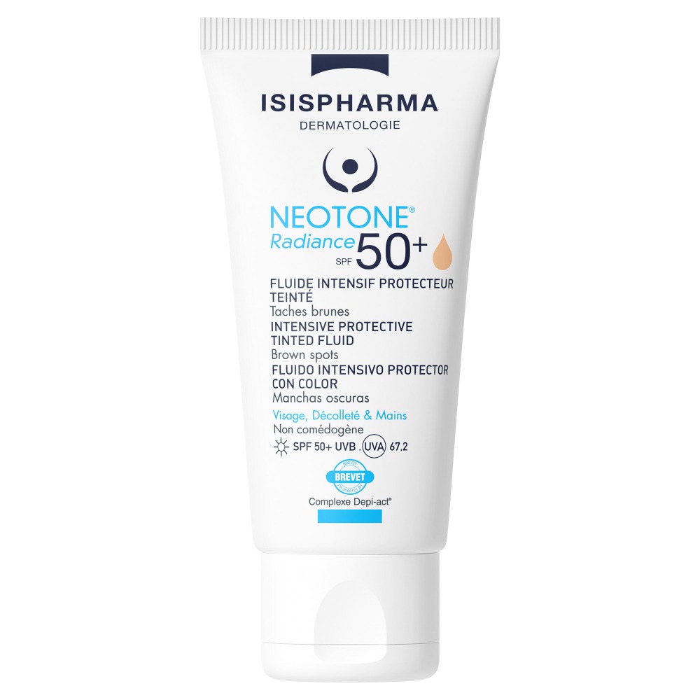 Fluido Protector Isispharma Neotone Radiance FPS50+ Tono Claro 30 ml