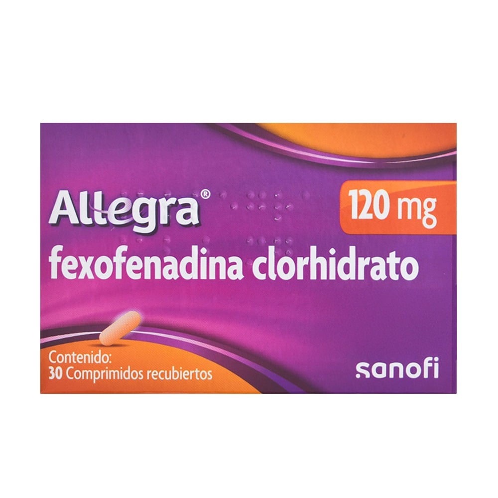 ALLEGRA 120 MG 30 COMPRIMIDOS