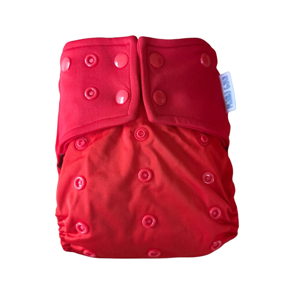Pañal Reutilizable Mama Gaia Multitalle Rojo 4 a 18 kg 1 Unidad