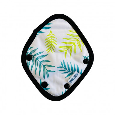 Protector Diario Reutilizable Mama Gaia Tanga Plantas Blanca 1 Unidad
