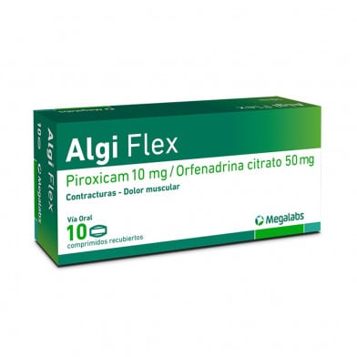 Algi Flex 10 mg/50 mg 10 Comprimidos Recubiertos