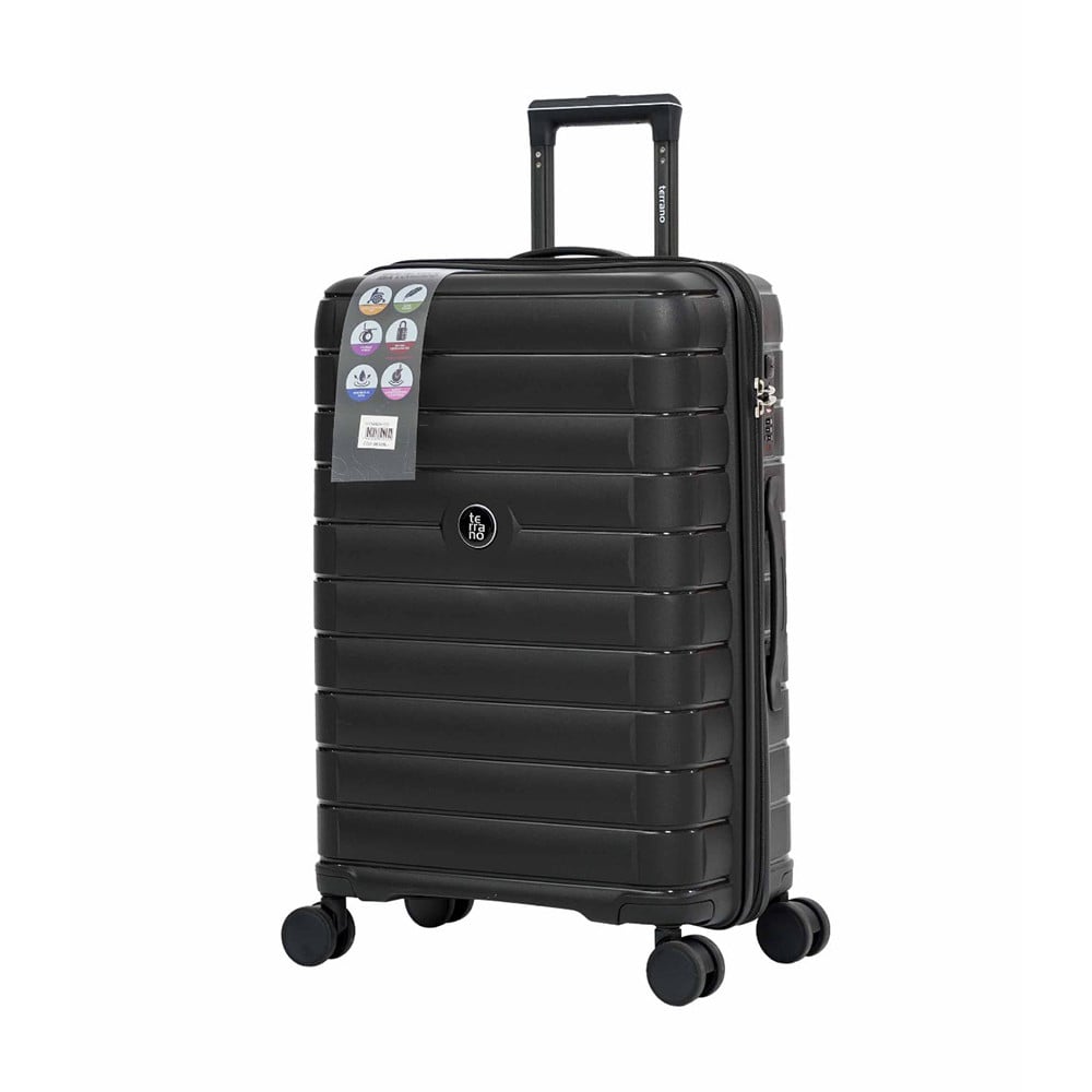 Valija Rígida Terrano Grande Negra 75 x 50 x 30 cm