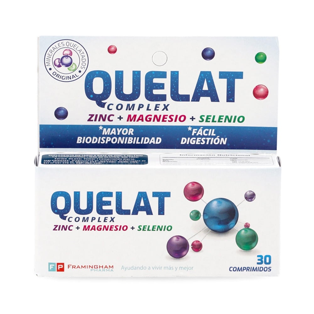 Quelat Complex 30 Comprimidos
