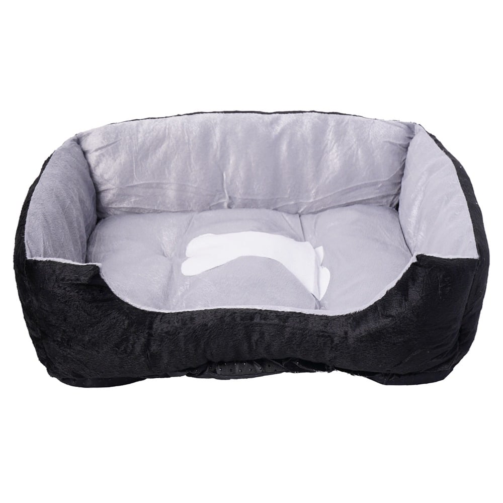 Cama para Mascota Petshop Cuadrada Gris