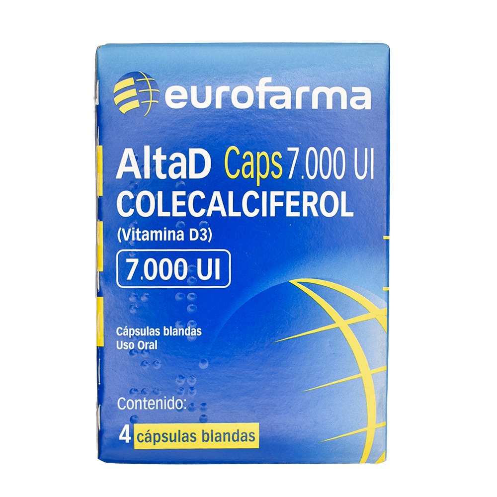 Altad 7000 Ul 4 Cápsulas Blandas  