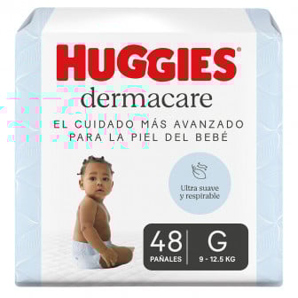 Pañales Huggies Dermacare G 48 Unidades