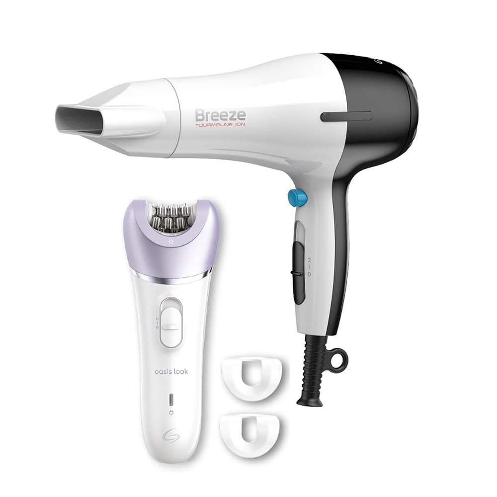 Combo Gama Depiladora Oasis + Secador Breeze 