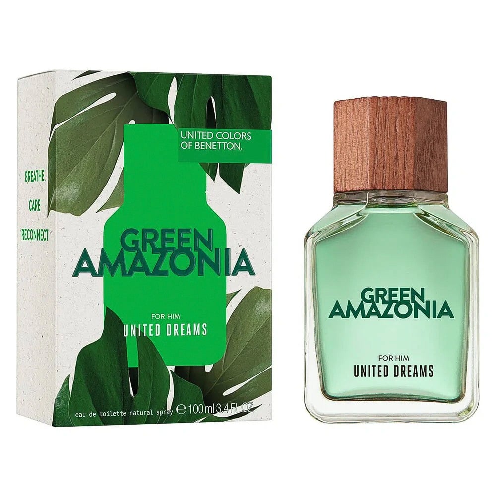 Perfume Benetton Green Amazonia Men EDT 100 ml 