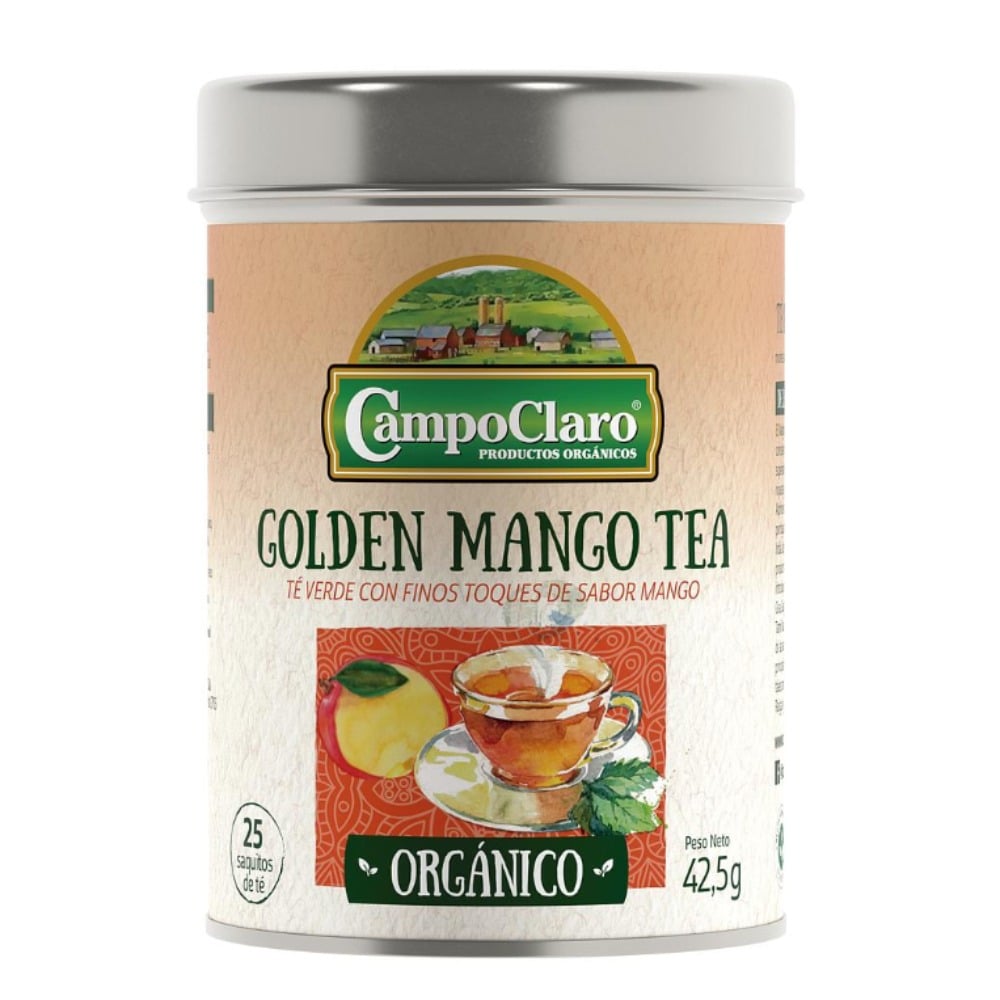 Té Orgánico Campo Claro Golden Mango 43 g