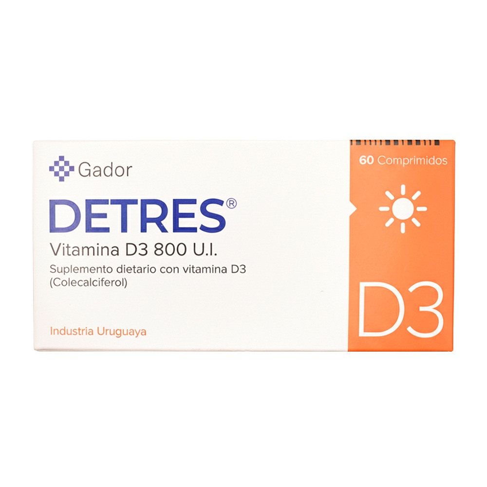 Detres 800 UI 60 Comprimidos