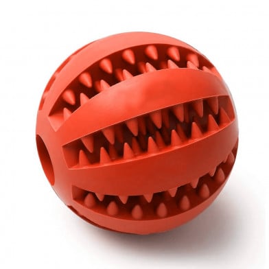 Pelota para Mascotas Petshop Dispensadora de Comida Roja