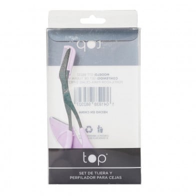 Set para Cejas Top Premium Tijera y Perfilador