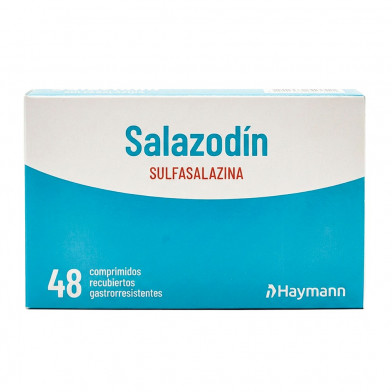 Salazodín 500 mg 48 Comprimidos Recubiertos Gastrorresistentes