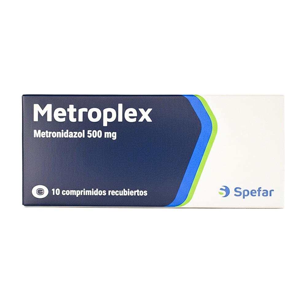 Metroplex 500 mg 10 Comprimidos Recubiertos