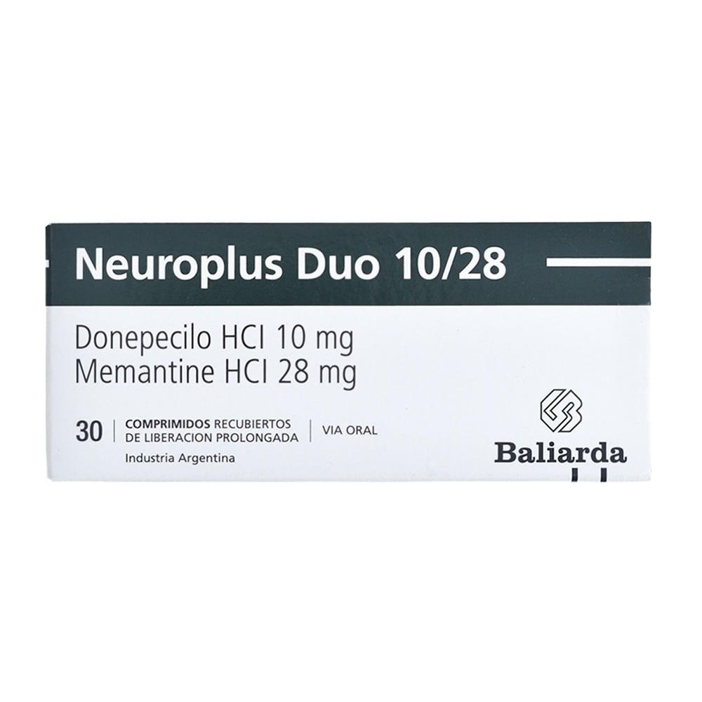 Neuroplus Duo 10/28 mg 30 Comprimidos Recubiertos LP